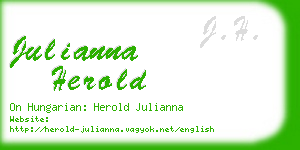 julianna herold business card